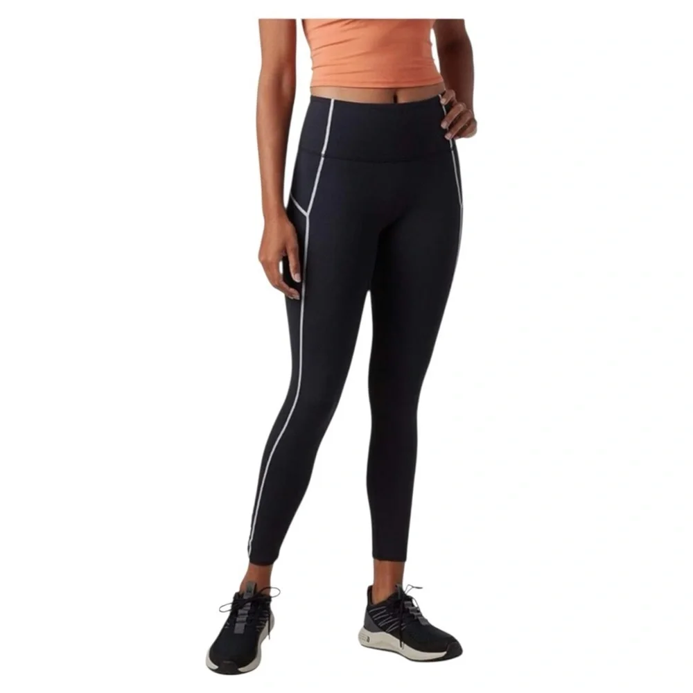 FREE PEOPLE MOVEMENT | NWOT YOU’RE A PEACH BLACK LEGGINGS HIGH RISE | X SMALL